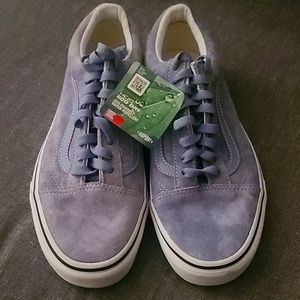 NWT Vans blue Suede Women's 8.5/Men's 7